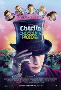 Poster for Charlie and the Chocolate Factory (2005).
