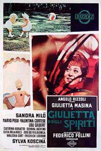 Poster for Giulietta degli spiriti (1965).