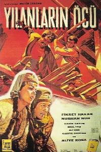 Poster for Yilanlarin öcü (1962).