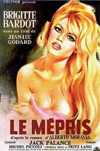 Обложка за Le Mépris (1963).