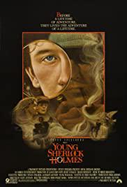 Обложка за Young Sherlock Holmes (1985).