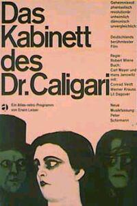 Plakat filma Das Cabinet des Dr. Caligari. (1920).
