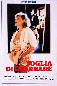 Poster for Voglia di guardare (1986).