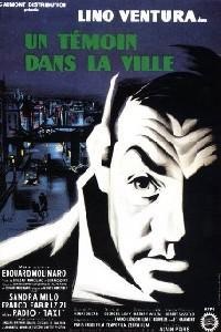 Poster for Un témoin dans la ville (1959).