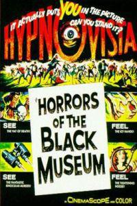 Poster for Horrors of the Black Museum (1959).
