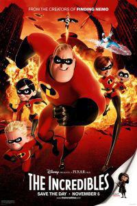 Poster for The Incredibles (2004).