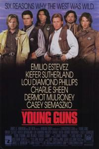Poster for Young Guns (1988).