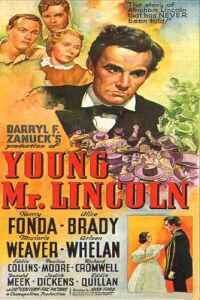 Poster for Young Mr. Lincoln (1939).