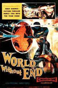 Poster for World Without End (1956).