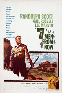 Poster for Seven Men from Now (1956).