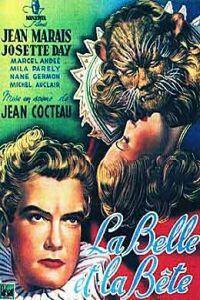 Plakat Belle et la bête, La (1946).