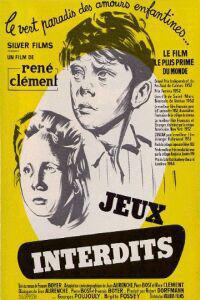 Poster for Jeux interdits (1952).