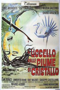 Обложка за L'uccello dalle piume di cristallo (1970).