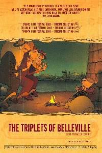 Poster for Les Triplettes de Belleville (2003).