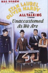 Poster for Unaccustomed As We Are (1929).
