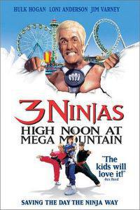 Poster for 3 Ninjas: High Noon at Mega Mountain (1998).