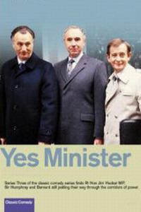 Poster for Yes, Minister (1980).