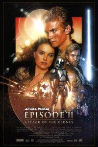 Plakat filma Star Wars: Episode II - Attack of the Clones (2002).