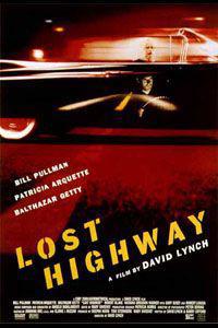 Plakát k filmu Lost Highway (1997).