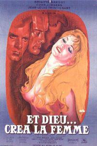 Plakát k filmu Et Dieu... créa la femme (1956).