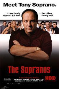 Poster for The Sopranos (1999).