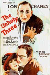 Poster for Unholy Three, The (1925).