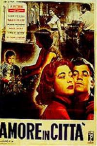 Poster for L'amore in città (1953).