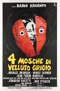 Poster for 4 mosche di velluto grigio (1971).