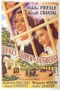 Poster for Jeunes filles en détresse (1939).
