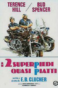Poster for Due superpiedi quasi piatti, I (1976).