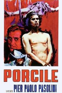Poster for Porcile (1969).