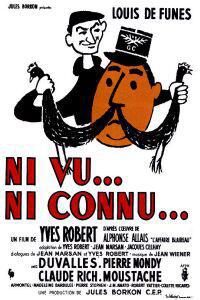 Poster for Ni vu, ni connu (1958).