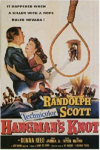 Poster for Hangman's Knot (1952).