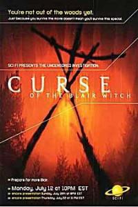 Poster for Curse of the Blair Witch (1999).