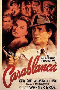 Poster for Casablanca (1942).