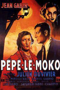 Plakát k filmu Pépé le Moko (1937).