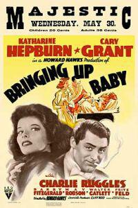 Poster for Bringing Up Baby (1938).