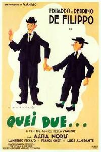 Poster for Quei due (1935).
