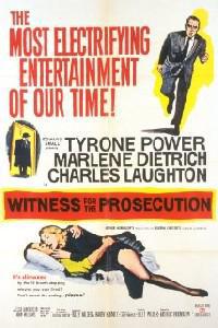 Plakát k filmu Witness for the Prosecution (1957).