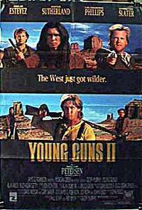Cartaz para Young Guns II (1990).
