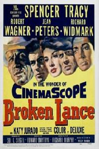 Poster for Broken Lance (1954).