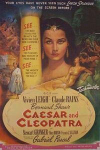 Poster for Caesar and Cleopatra (1945).