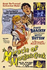 Poster for Miracle of Morgan's Creek, The (1944).