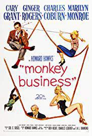 Poster for Monkey Business (1952).