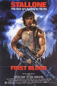 Poster for First Blood (1982).