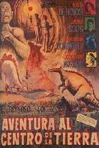 Poster for Aventura al centro de la tierra (1965).