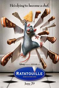 Plakát k filmu Ratatouille (2007).