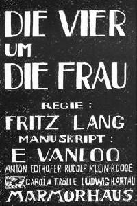 Poster for Vier um die Frau (1921).
