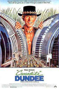 Poster for Crocodile Dundee (1986).