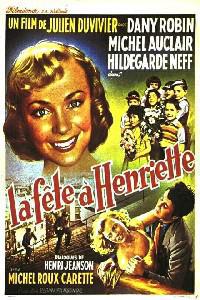 Poster for Fête à Henriette, La (1952).